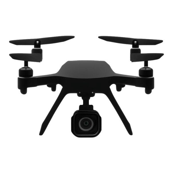 Black and white drone from the book