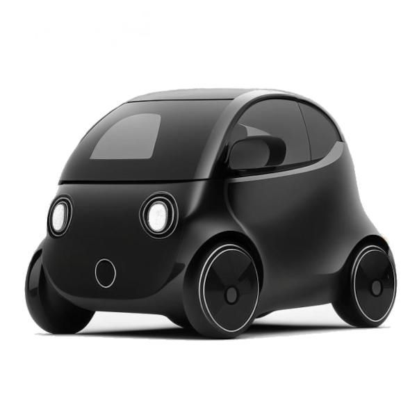 Cyberpunk electric car