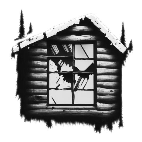 A broken glass in a country house (generated by a neural network)